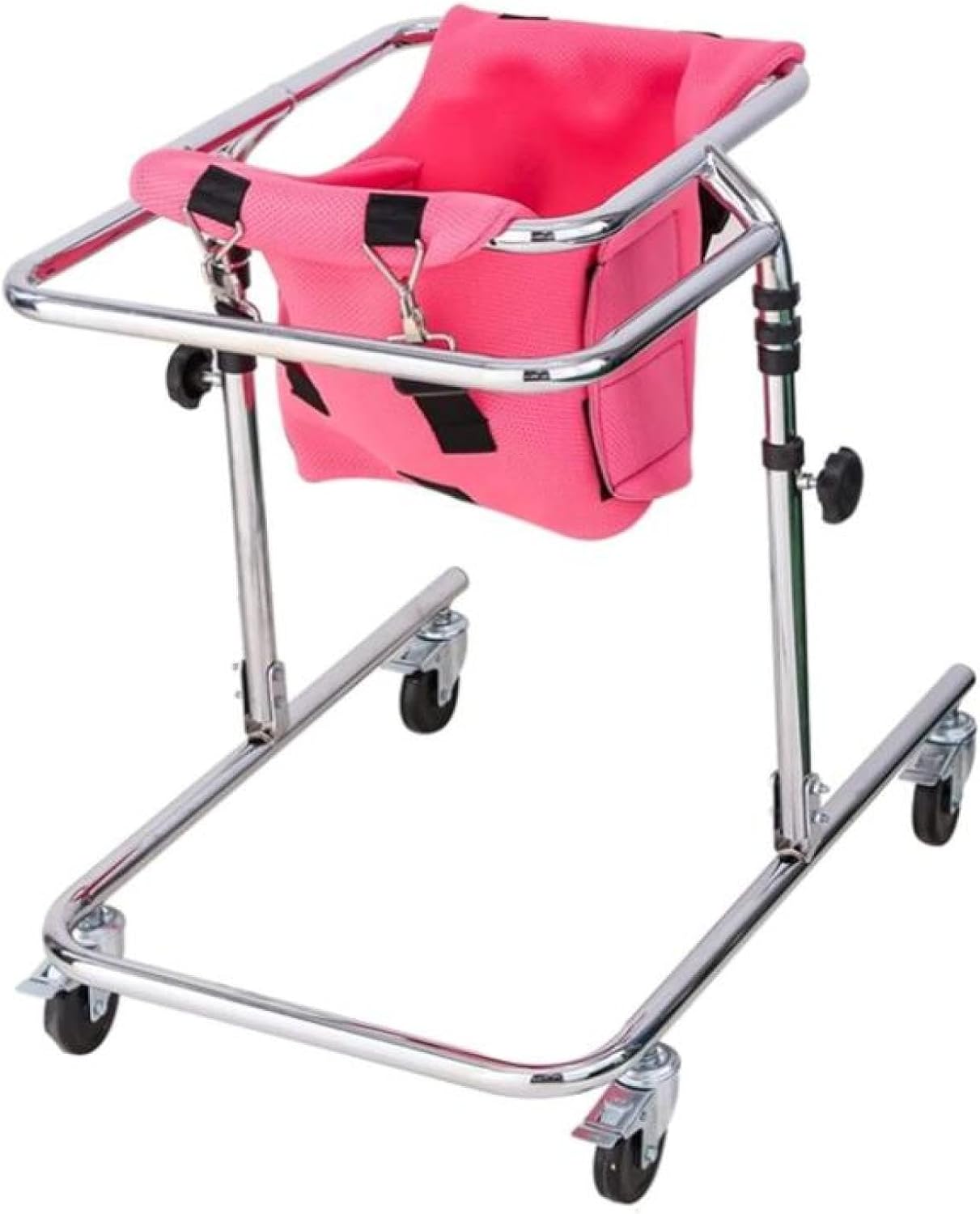 Rehabilitation Rollator Walkers Disabled,4 Walker with Wheels and seat Disabled Auxiliary,Foldable hemi Walker Equipment Rehabilitation Training Walking Aid,for Toddlers Teens with Special Needs