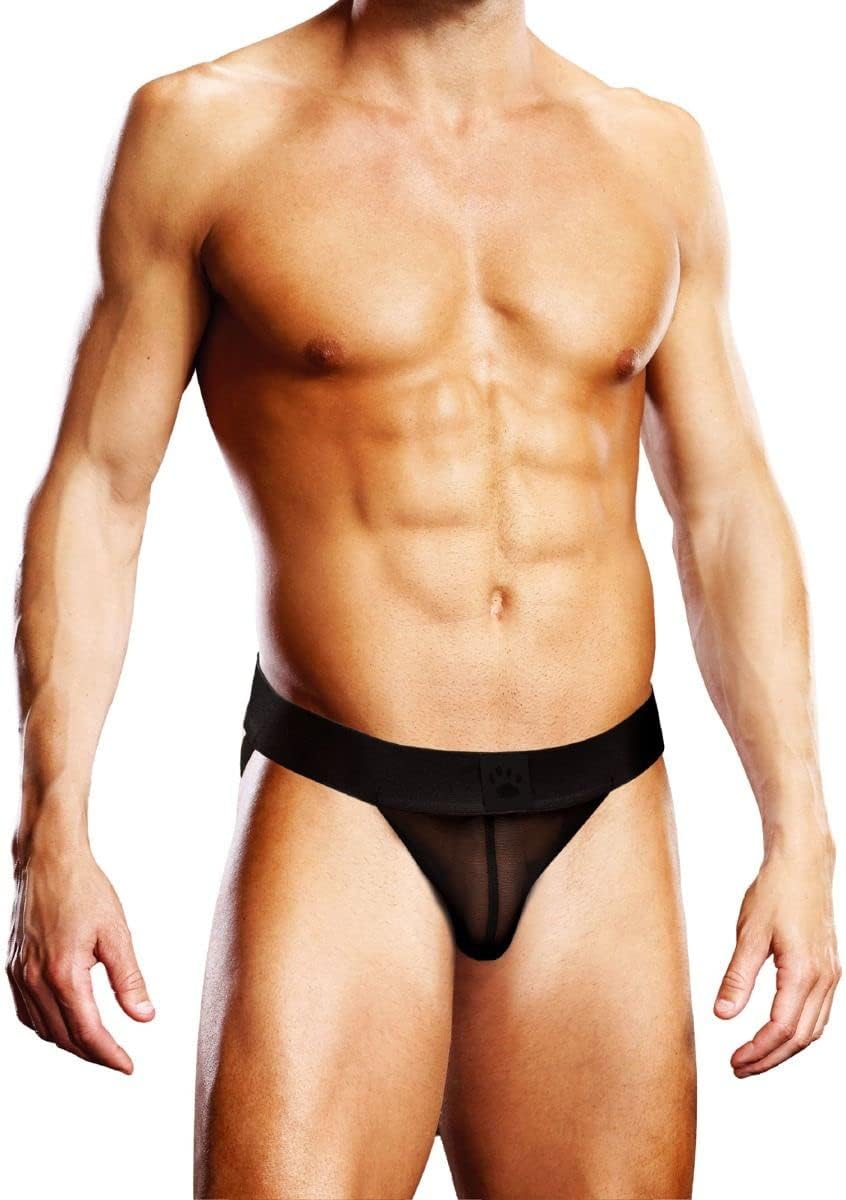 Prowler Mesh Jock Strap XXLarge - Features Our Classic Prowler Paw Logo on the Waistband - (UK SIZE 36" - 40") Black, Black, XX-Large