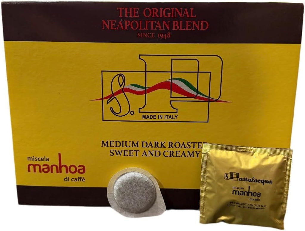 Passalacqua Manhoa Espresso 150 ESE Pods for Espresso Machines