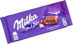 Milka Alpine Milk Chocolate with Raisins and Hazelnuts, 3.52-Ounce Bars (Pack of 10)