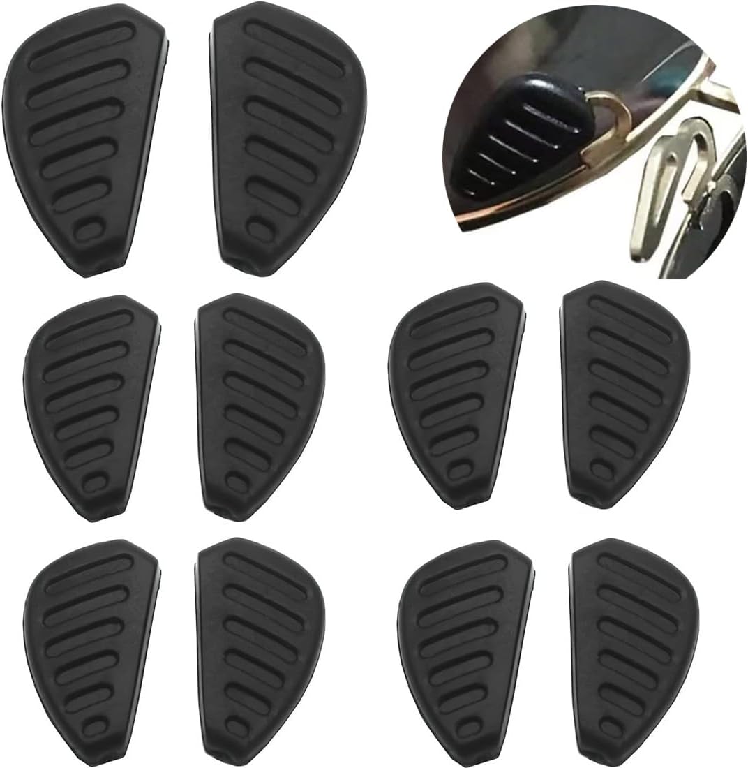 Sunglass Nose Pads,5 Pairs BEHLINE Replacment Eyeglass Nose Piece Anti-Slip Soft Silicone Sport Nose Guard,Plug-in Glasses Nose Bridge Pads,Eyewear Frame Nose Support Rest(Black,16mm)