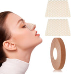 Thermoplastic Nasal Splint & Facial Lift Tape,Alcohol-Free,Electricity-Free Nose Fixation&Lifting Kit,Reusable Trapezoidal Nose Clip&Elastic Bandage,Beauty Care Accessories for Daily Use (3-Piece Set)