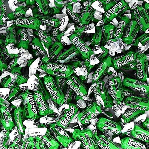 Tootsie Roll Frooties Chewy Candy - 360-piece Bag (Gluten and Peanut Free) Green Apple 38.8 Ounce
