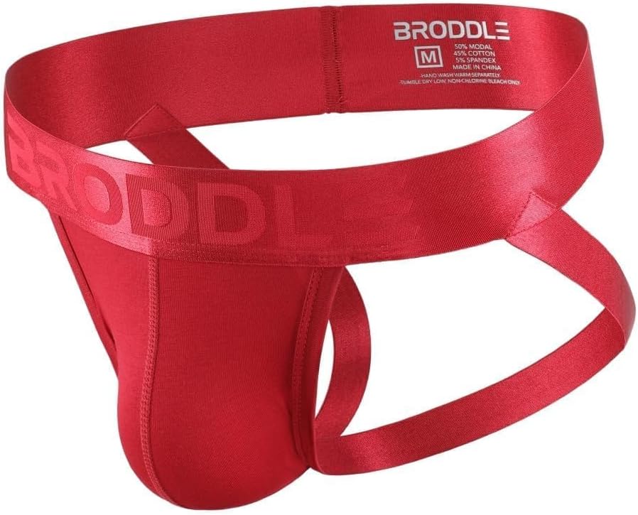 BRODDLE Men's Jockstrap Athletic Supporter Male Active Sport Jock Straps Underwear