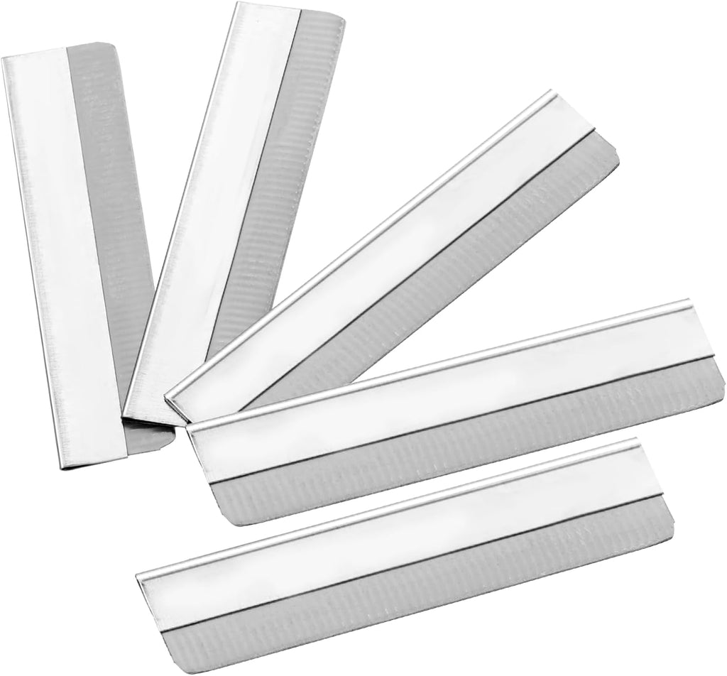 Straight Razor Blades, 50 Pcs Stainless Steel Brow Razor Single Edge Disposable Safety Razors Blades Eyebrow Trimmer Facial Hair Removers Shaving Tools for Men and Women