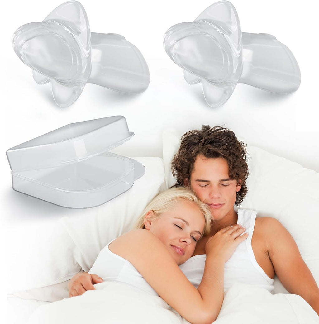 Anti-Snoring Devices, Comfortable Snore Mouthipece Stopper for Men and Women, Snore Tongue Retaining Anti Snoring Devices Stopper, Snore Mouth Guard Solution