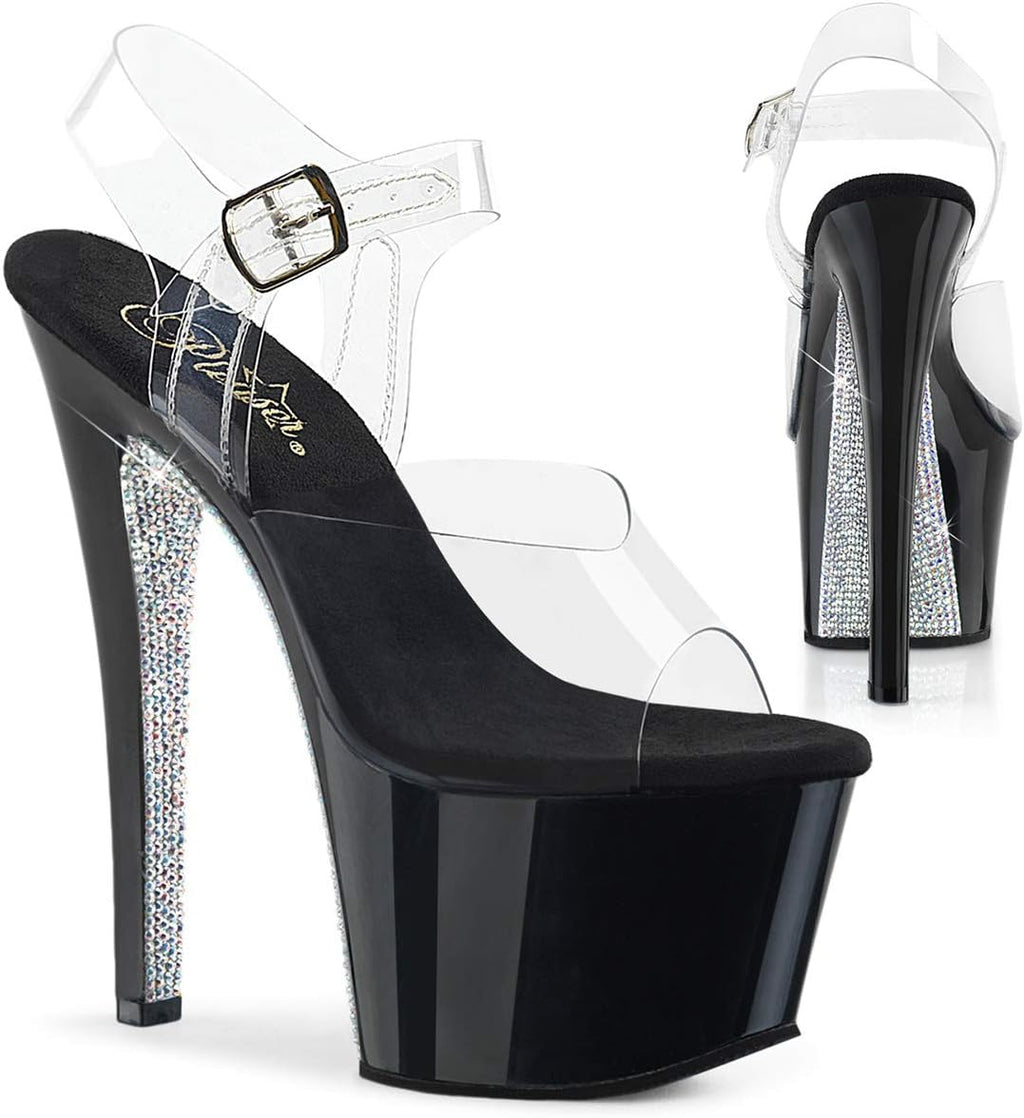 Pleaser Women's Sky-308CRS Ankle-Strap Sandal