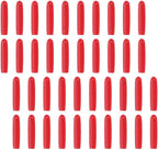 120pcs Small Silicone Tweezer Covers Non-slip Protective Caps for Eyelash Grafting Tweezers Point Protectors Dustproof Sleeve for Beauty Salon Use