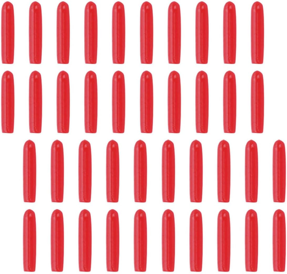 120pcs Small Silicone Tweezer Covers Non-slip Protective Caps for Eyelash Grafting Tweezers Point Protectors Dustproof Sleeve for Beauty Salon Use