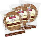 Toufayan Wheat Flatbread – Soft, Versatile Flatbread for Wraps, Sandwiches & Pizzas | Freeze Upon Arrival | 3 Pack (15 Flatbreads Total)