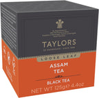 Taylors of Harrogate Pure Assam Black Tea, Loose Leaf, 4.41 Ounce Carton (Pack of 1), Full-bodied, Satisfying & Malty, Caffeinated, Premium Whole Leaf Tea
