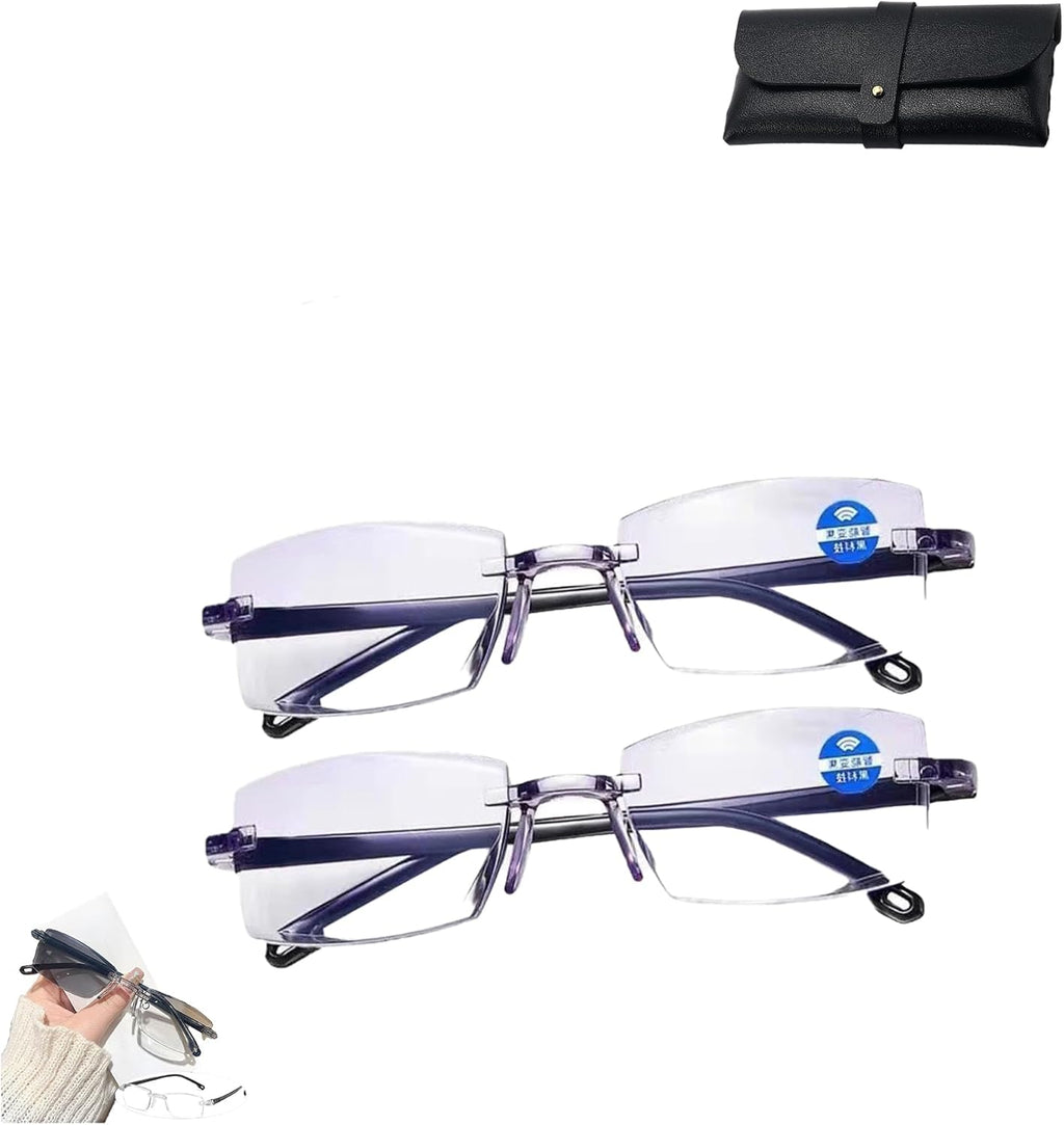 Color-Changing Anti-Blue Light Presbyopia Glasses for Seniors