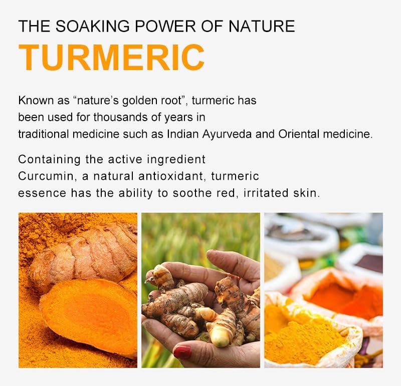 Kyem Turmeric Hair Removal Mask Gentle Nourishing,Powered By Healing Clay And Turmeric Extract To Remove Unwanted Hair,Silky-Smooth Skin Without Pain Of Waxing,For Face Body And Private Area ﻿ (1PCS)