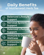 4 oz. Motherwort Tea Dried Motherwort Herb Tea (Leonurus Cardiaca) - 113g Leonurus Cardiaca (Cola De León)