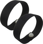 Motion Sickness Anti Nausea Wristbands for Kids, Teens & Adults – Stretch Waterproof Stress Relief Bands for Car, Sea & Travel – Slip-On Acupressure Bracelets - Pair (Medium 7)