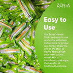 Zenia Sewak Natural Miswak Toothbrush - Vacuum Sealed Natural Flavor Traditional Peelu Toothbrush Stick - for Healthy Gums, Teeth, and Fresher Breath (1 Pack)