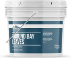 Earthborn Elements Ground Bay Leaves 1 Gallon Bucket, Bulk Size, Traditional Spice