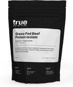 True Nutrition Grass Fed Beef Protein Isolate Powder - 29g Protein per Serving - Zero Carb, Fat Free, Dairy Free, Non-GMO - Paleo, Keto, Carnivore - French Vanilla - 1lb