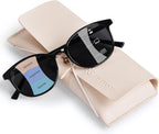 Progressive Sunglasses for Women Men, TR90 Multifocal Reader Sunglasses with Spring Hinge, UV400 Protection