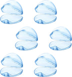 Accmor Pacifier Case, Pacifier Holder Case, Pacifier Container for Travel, BPA Free,Transparent Blue, 6 Pack