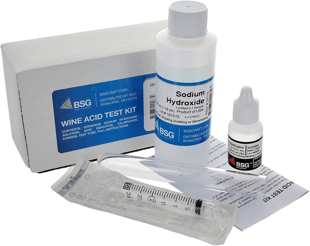 BSG Wine Acid Test Kit For Home Winemaking