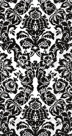 Boston International BF797097 IHR Guest Towel Buffet Paper Napkins, 8.5" x 4.5", Palais White/Black