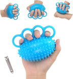 Stress Balls for Adults, Hand Grip Strength Trainer, Squeeze Balls for Hand Therapy - Pain Relief & Improve Flexibility, Hand Strengthening Devices Hand Exercisers for Strength Resistance Trainer