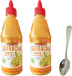 Z. Emma LKK Sriracha Mayo 15oz, 2pack,Free Comes with 1 Spoon Yellow