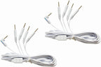 Discount TENS Brand - Replacement Lead Wires, Port Doubler, 2.5mm Plug to Four 2mm Pin Connectors - (Pack of 2)