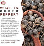 Spicy World Cubeb Pepper 3.5oz (100g) - Java Pepper - Premium Grade from Indonesia, Pure, Natural, Gluten free