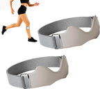 Flexwrap Knee Strap, Flex Wrap Silicone Patellar Tendon Support Strap, Adjustable Patella Support Band, Knee Brace for Men Women Pain Meniscus, Knees Support, Adults Running (Gray, 2PCS)