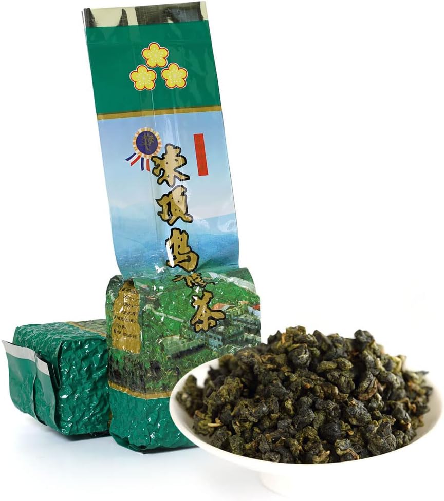GOARTEA 2Pcs 250g / Total 17.6oz Taiwan Dong Ding Oolong Tea Loose Leaf - Premium Grade Taiwan Tung Ting Green Oolong Tea - High Mountain Dongding Oolong Tea