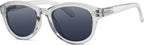 Eyekepper Cat Eye Reading Glasses for Women Oversize Ladies Readers - Grey Lens +2.50