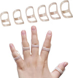 Soft Home 6 Pack Oval Finger Splints Waterproof Finger Splint for Arthritis, Trigger Finger,Mallet Fingers - Trigger Finger splints For Thumb, Index, Middle, Pinky or Ring Finger (7,8,9,10,11,12)