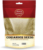 Spicy World Coriander Seeds Whole 3.5 Ounce Bag - Pure, Vegan, All Natural, Product of India (Dhania)