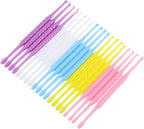 FRCOLOR Ear Wax Removal Kit Tools 20 PCS, Spiral Ear Picks with Double End Design, Reusable Cleaner for Adults, Easy Grip Handle