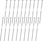 20 Pcs Ear Spoon Metal Ear Cleaner Portable Metal Ear Spoon Stainless Steel Ear Pick Earwax Curette Ear Cleaner Tool for Adult