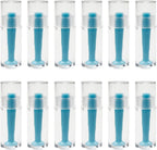 12-Pack Silicone Hard Contact Lens Remover Tools – Hard Scleral Lens Applicator with Suction Cup Grip(Blue)