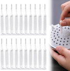 20 Pieces Shower Head Cleaning Brush for Small Hole, 2026 New Multifunctional Shower Head Cleaner Tool, Gap Hole Anti-Clogging Cleaning Brush for Showers Heads, Household Bathroom (White)