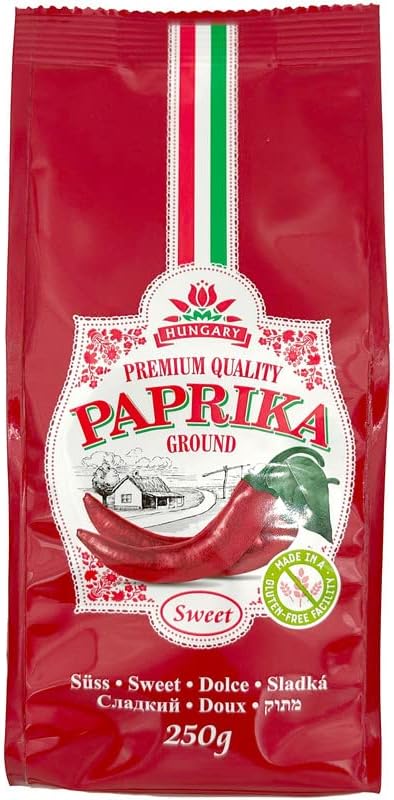 Hungarian Sweet Paprika (8.8oz/250g) Imported from Kalocsa, Hungary
