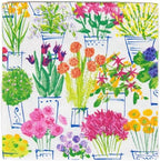 Caspari Flower Market Luncheon Napkins - 20 Per Package