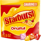 STARBURST Chewy Candy, Sharing Size, Individually Wrapped Fruit Chews Candy, 15.6 oz Resealable Bag