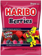 Haribo Gummi Raspberries 5 oz Bag Candy Gummy
