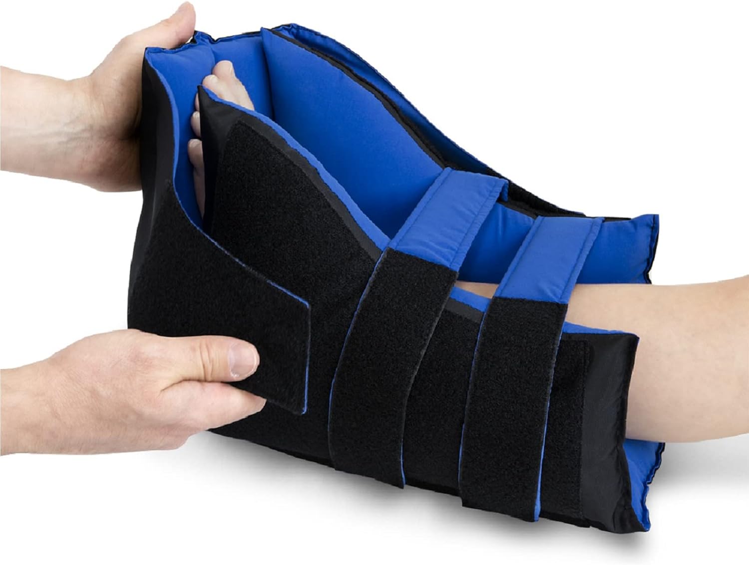 NYOrtho ZERO-G Heel Cloud Pressure Relief Boot – Standard Universal Fit Heel Protector for Pressure Sores – Cooling Peachskin Fabric, Water-Resistant, Soft Offloading Suspension – Made in USA