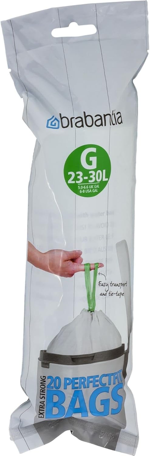 Brabantia Bin Liner G, 23-30 L - 20 Bags