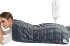 Comfytemp Weighted Large Heating Pad 17"×33" for Back & Period, FSA Eligible Far Infrared Electric Heat Pad, Mothers Day Gifts for Mom Women, HSA King Size Heated Pad with Evenly Filling Ceramic Bead