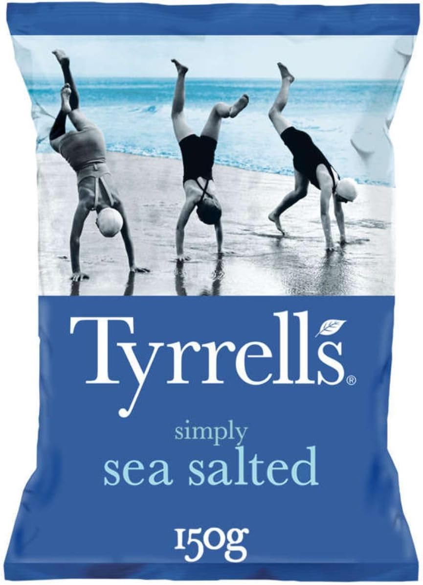 Tyrrells Chips Lightly Sea Salted 150 g