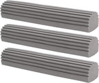 Super Absorbent PVA Sponge Mop Refill, Sponge Mop Head Replacement, Kitchen + Home Roller Mop Head Refills, Gray, Pack of 3