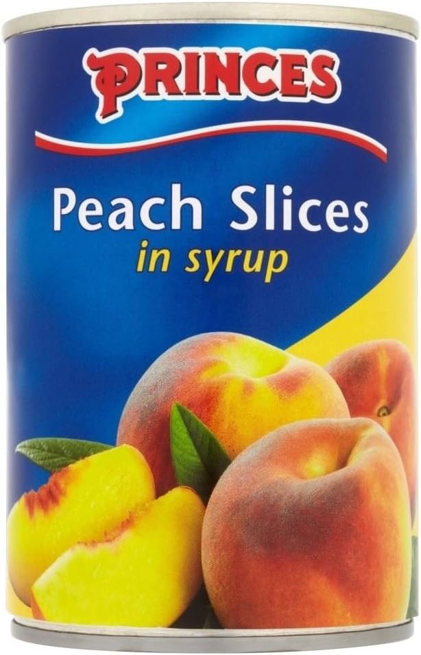 Princes Peach Slices in Light Syrup (420g) - Pack of 6