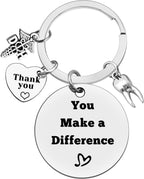 Xiahuyu Dental Hygienist Gifts Keychain Dental Assistant Gifts Dentist Gifts Dental Nurse Gifts Dental Gifts for Coworkers